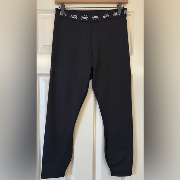 YITTY Pants - Yitty Major Label Shaping High Waist Logo Legging Size Large Iconic Black
